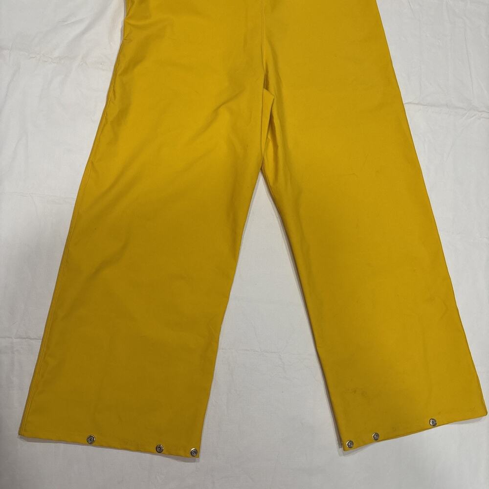 Carhartt Men's Waterproof Bib Size Medium And Jacket Size Large - Yellow READ - Picture 10 of 11